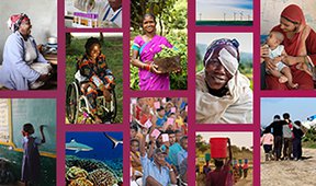 collage of images of people who are helped by Bold Solutions Network members