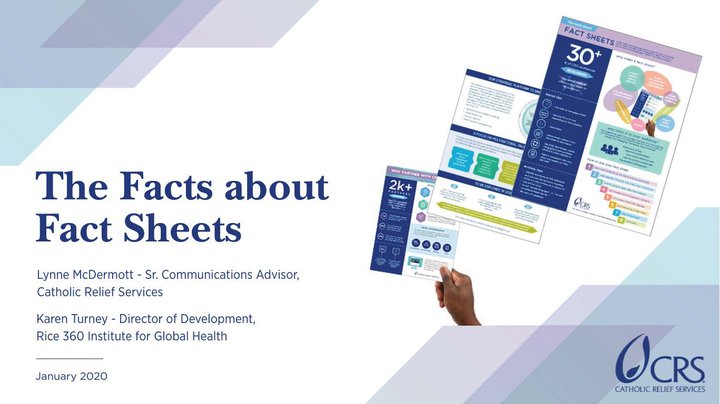 Facts about factsheets title page