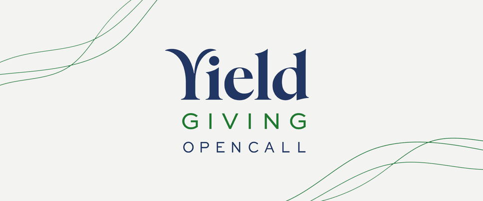 Homepage of the Yield Giving Open Call